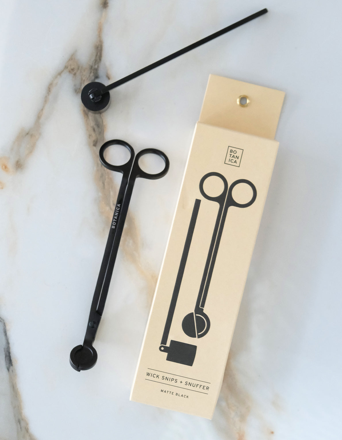 Wick Snips + Snuffer Gift Set | Matte Black