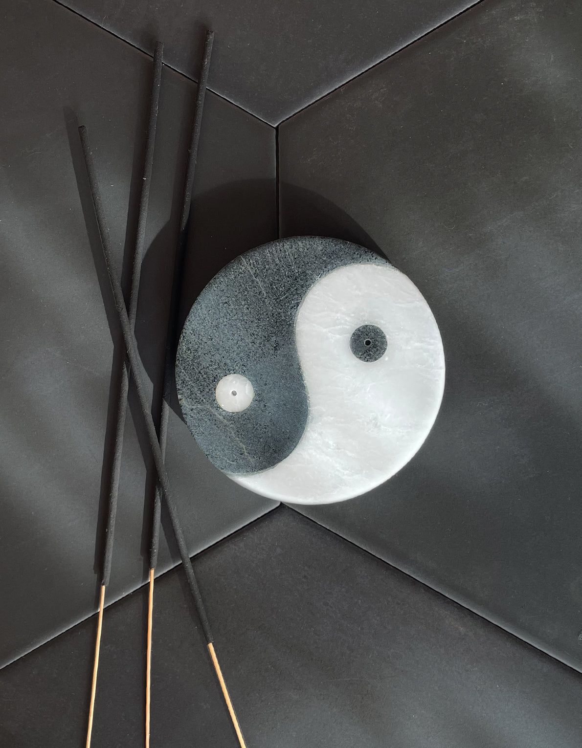Marble Incense Holder | Yin Yang