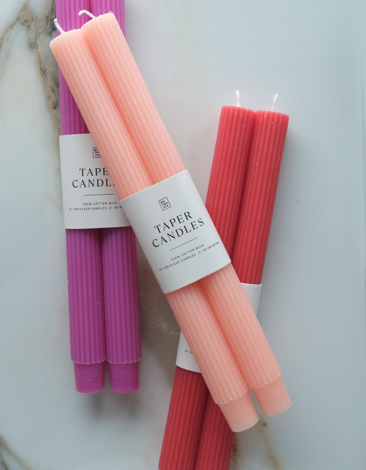 Taper Candle Pair | Cherry