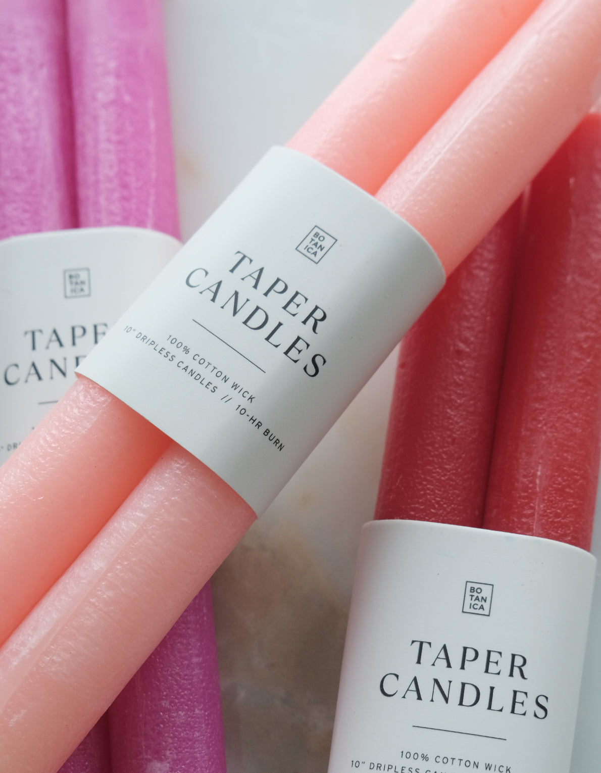 Taper Candle Pair | Cherry