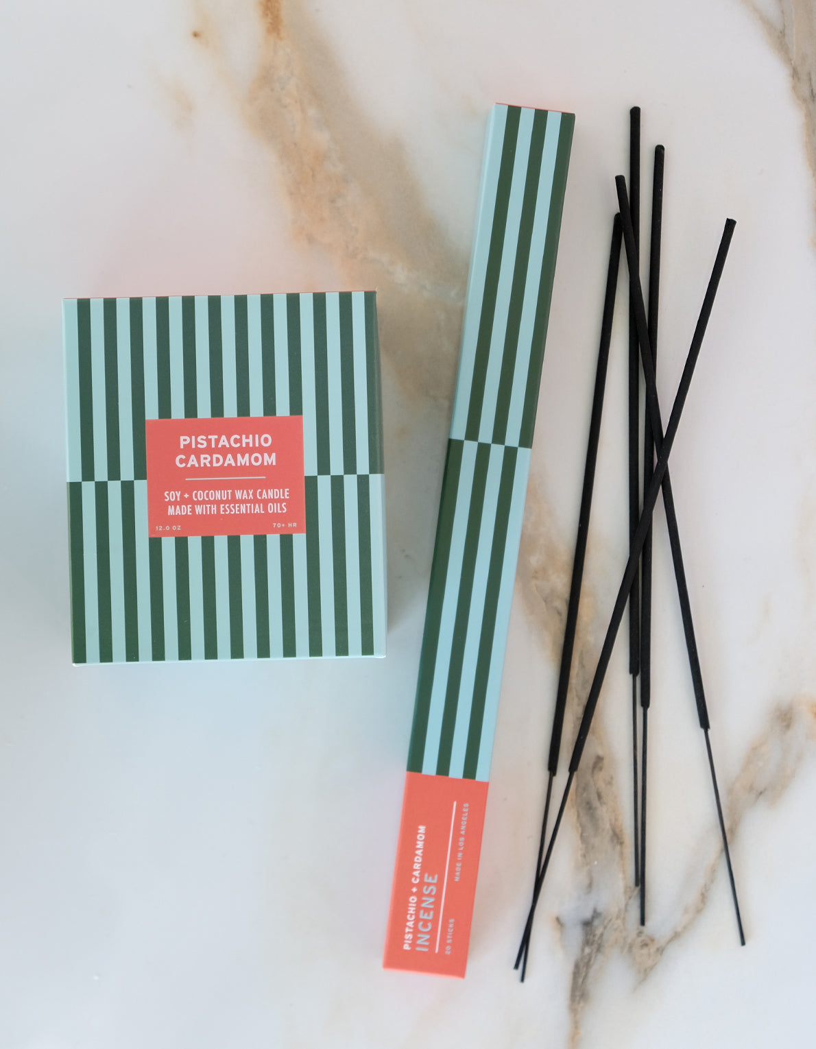 Essentials Incense | Pistachio + Cardamom