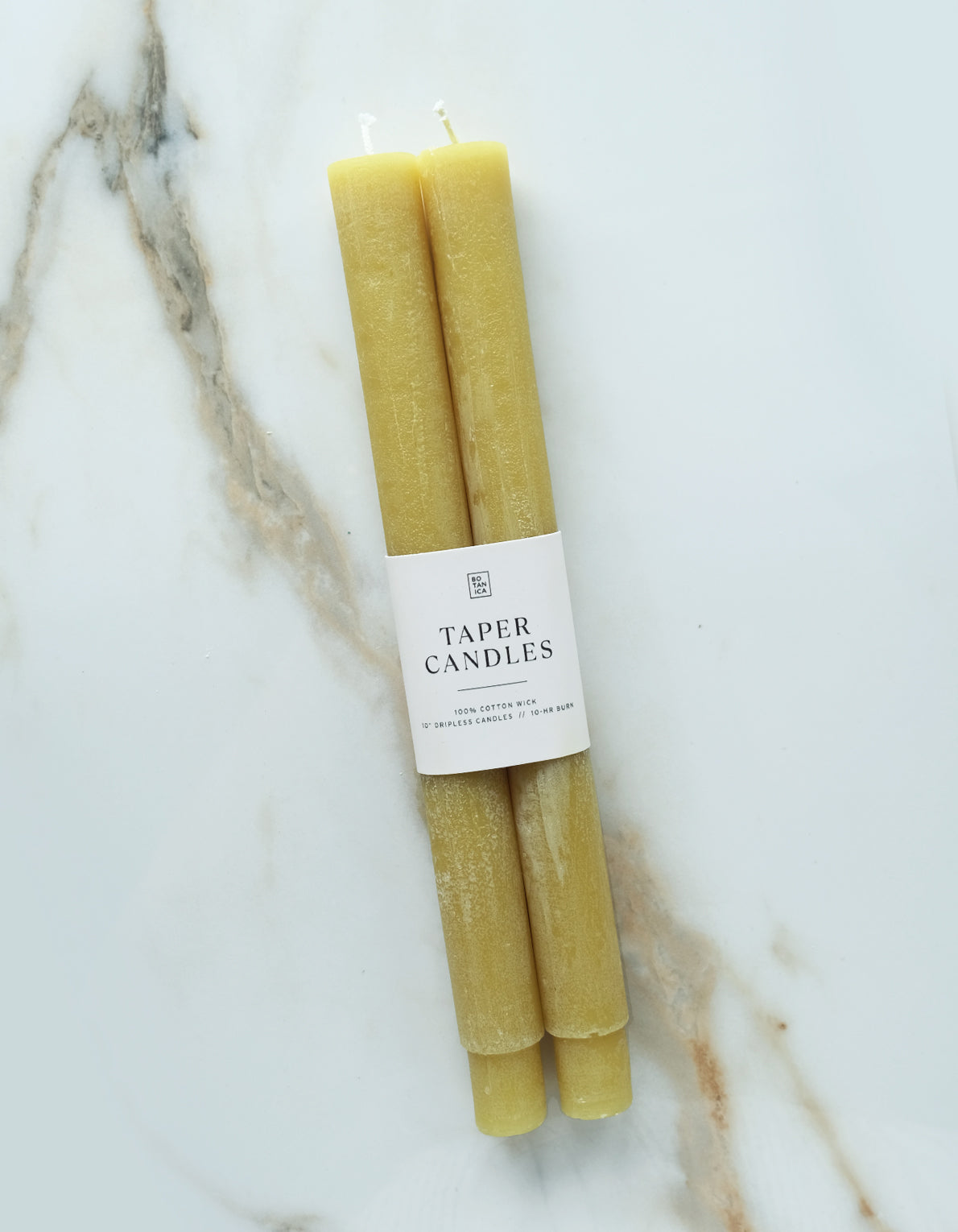 Taper Candle Pair | Martini Olive