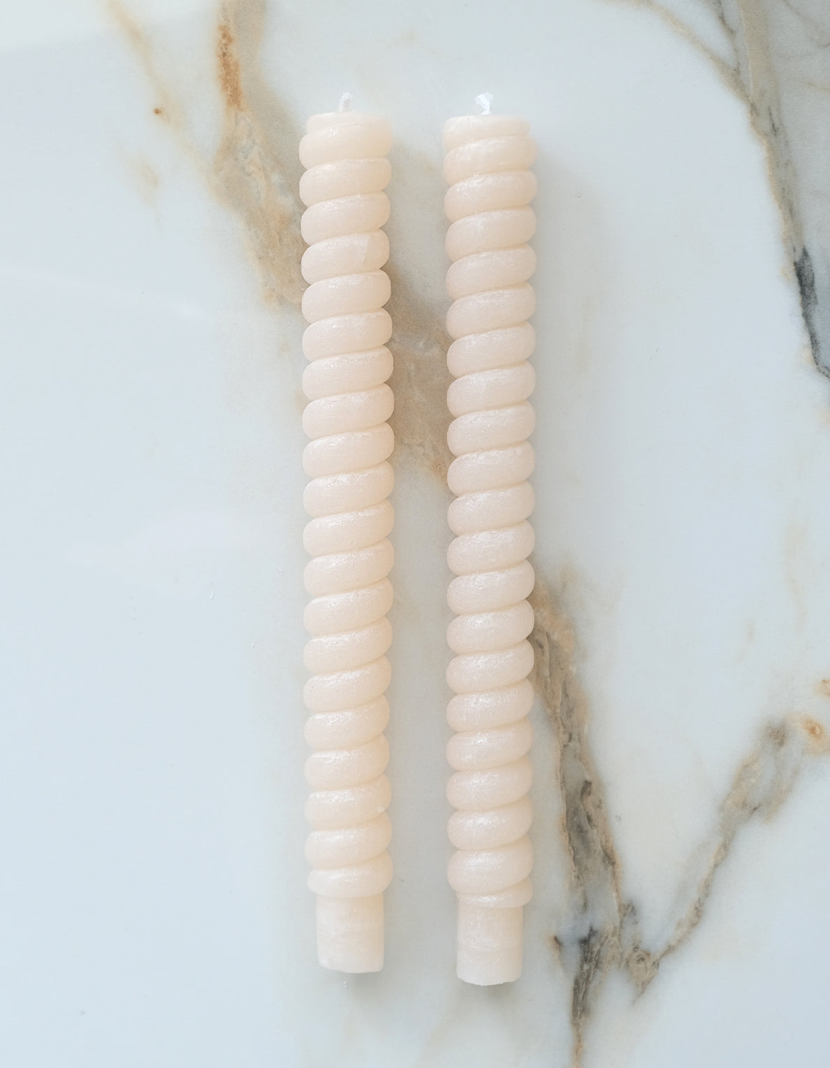 Spiral Taper Candles | Neutral