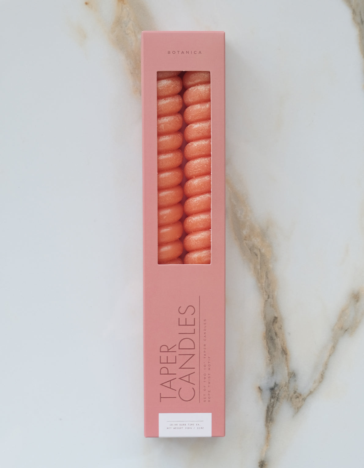Spiral Taper Candles | Persimmon