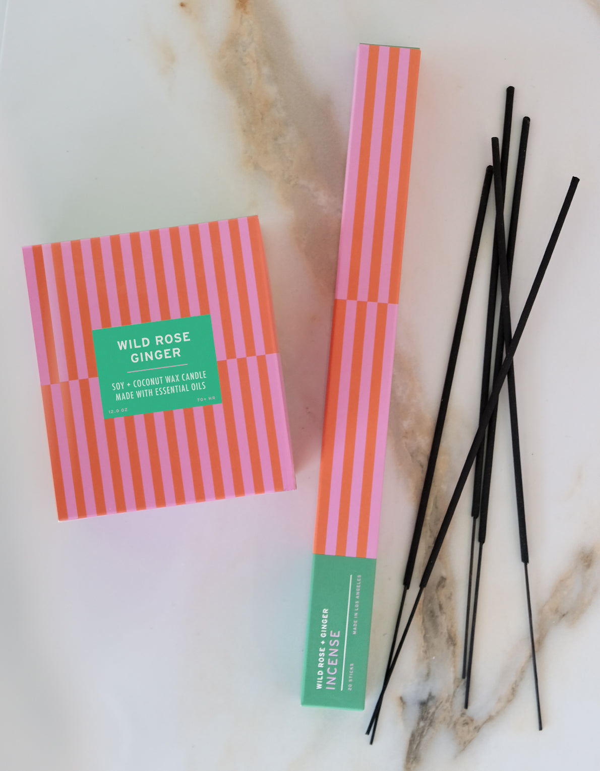 Essentials Candle | Wild Rose + Ginger