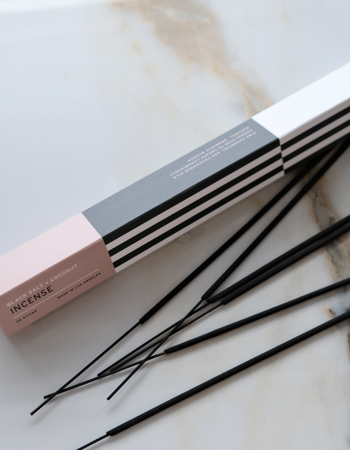 Essentials Incense | Black Salt + Coconut