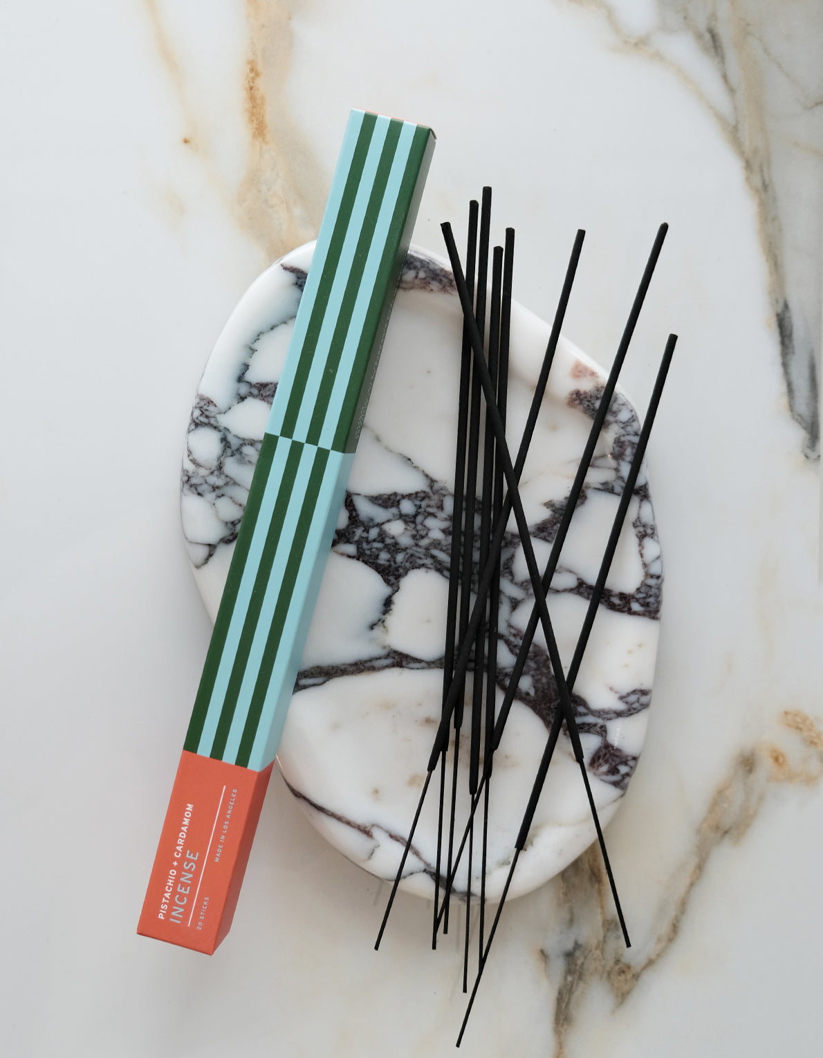 Essentials Incense | Pistachio + Cardamom