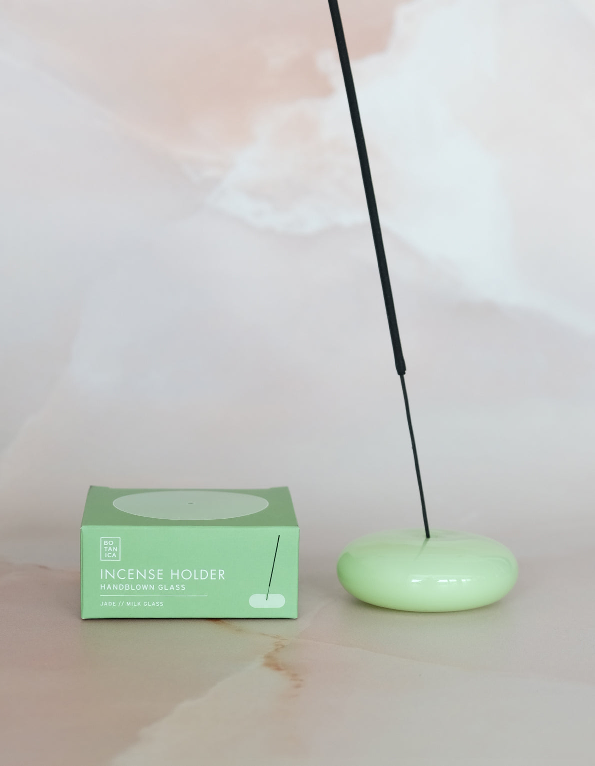 Handblown Glass Bubble Incense Holder