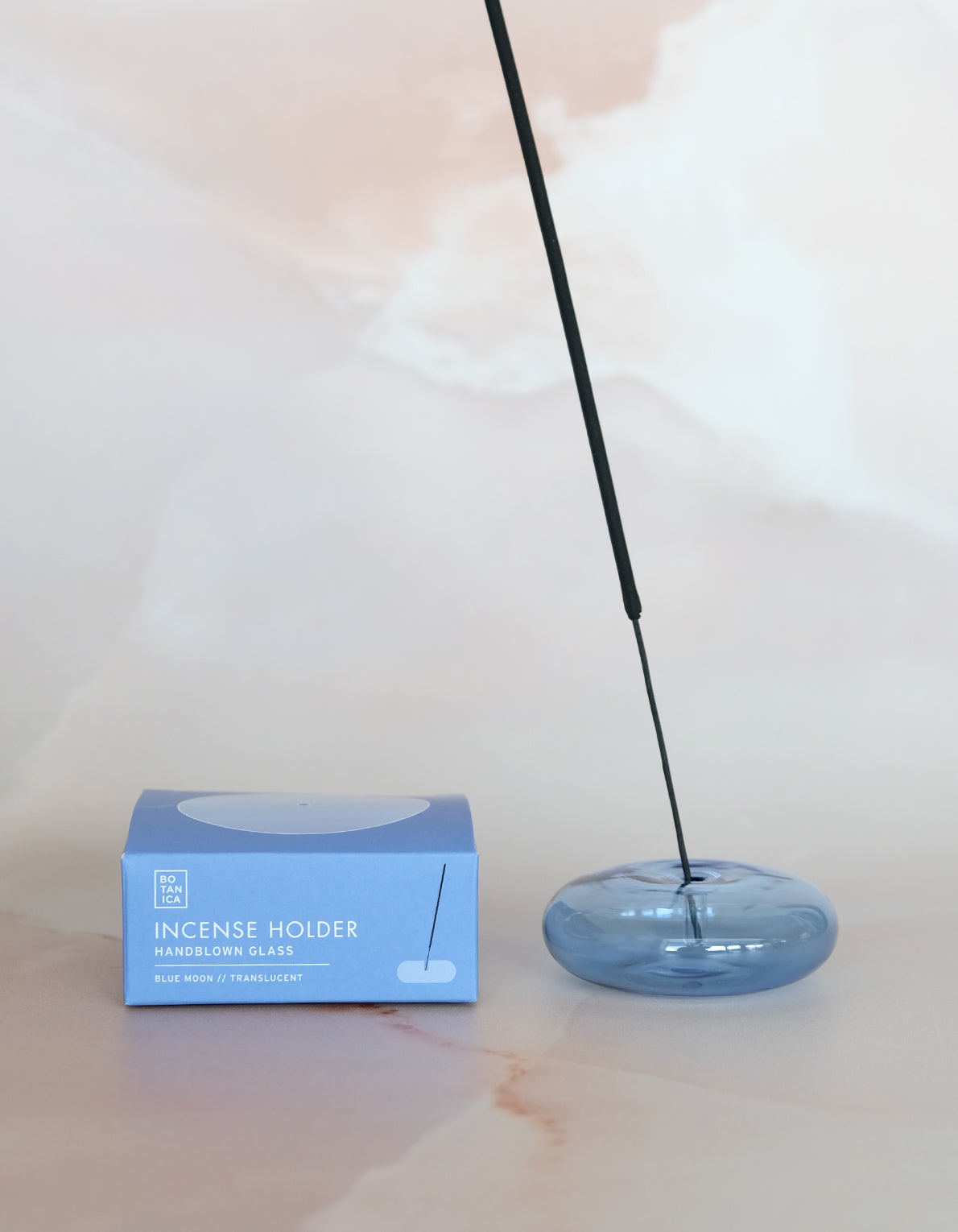 Handblown Glass Bubble Incense Holder