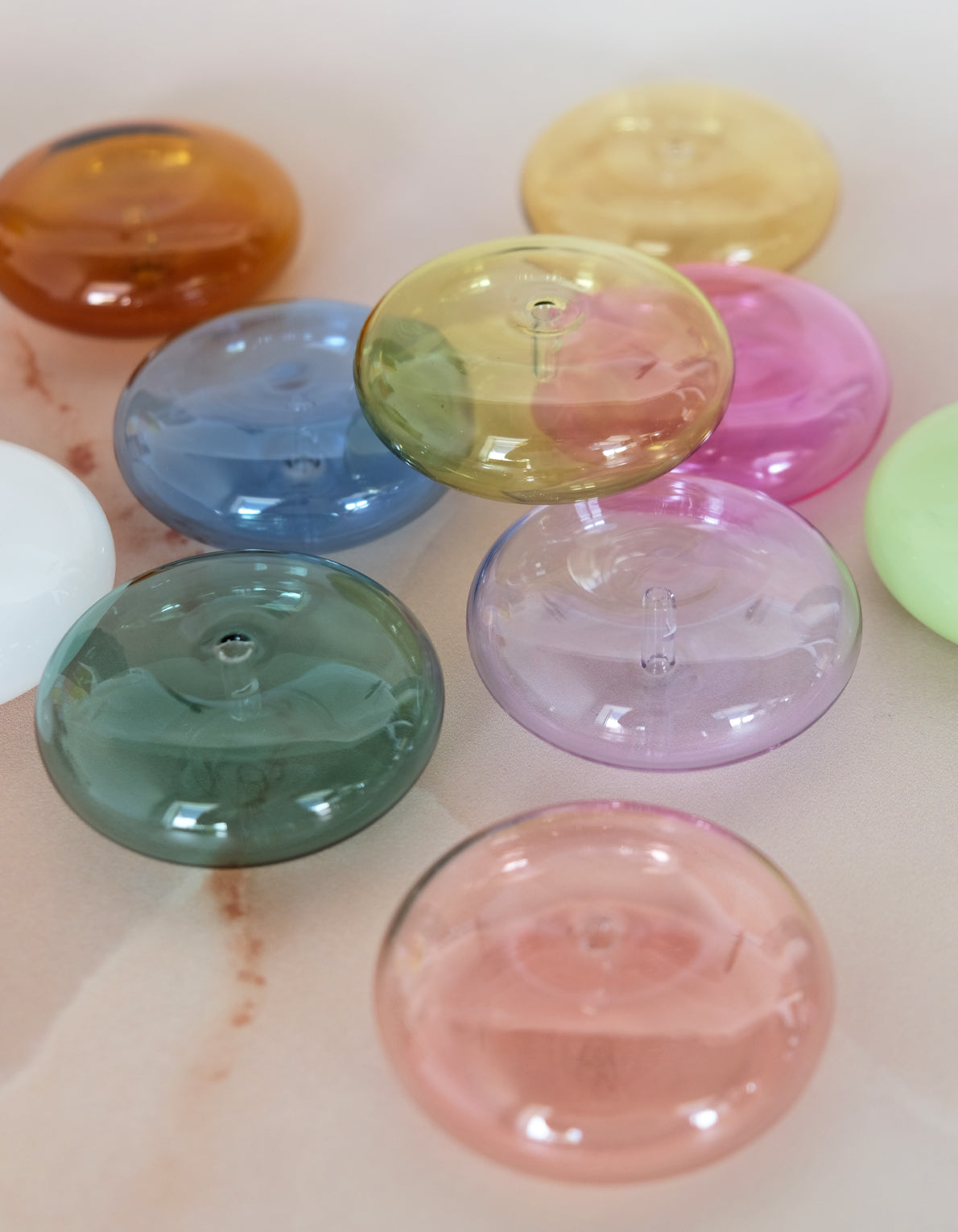 Handblown Glass Bubble Incense Holder