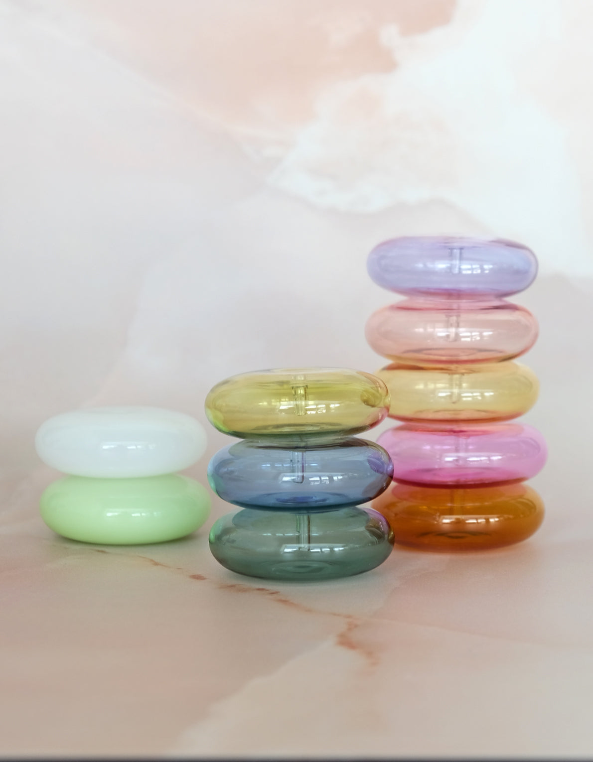 Handblown Glass Bubble Incense Holder