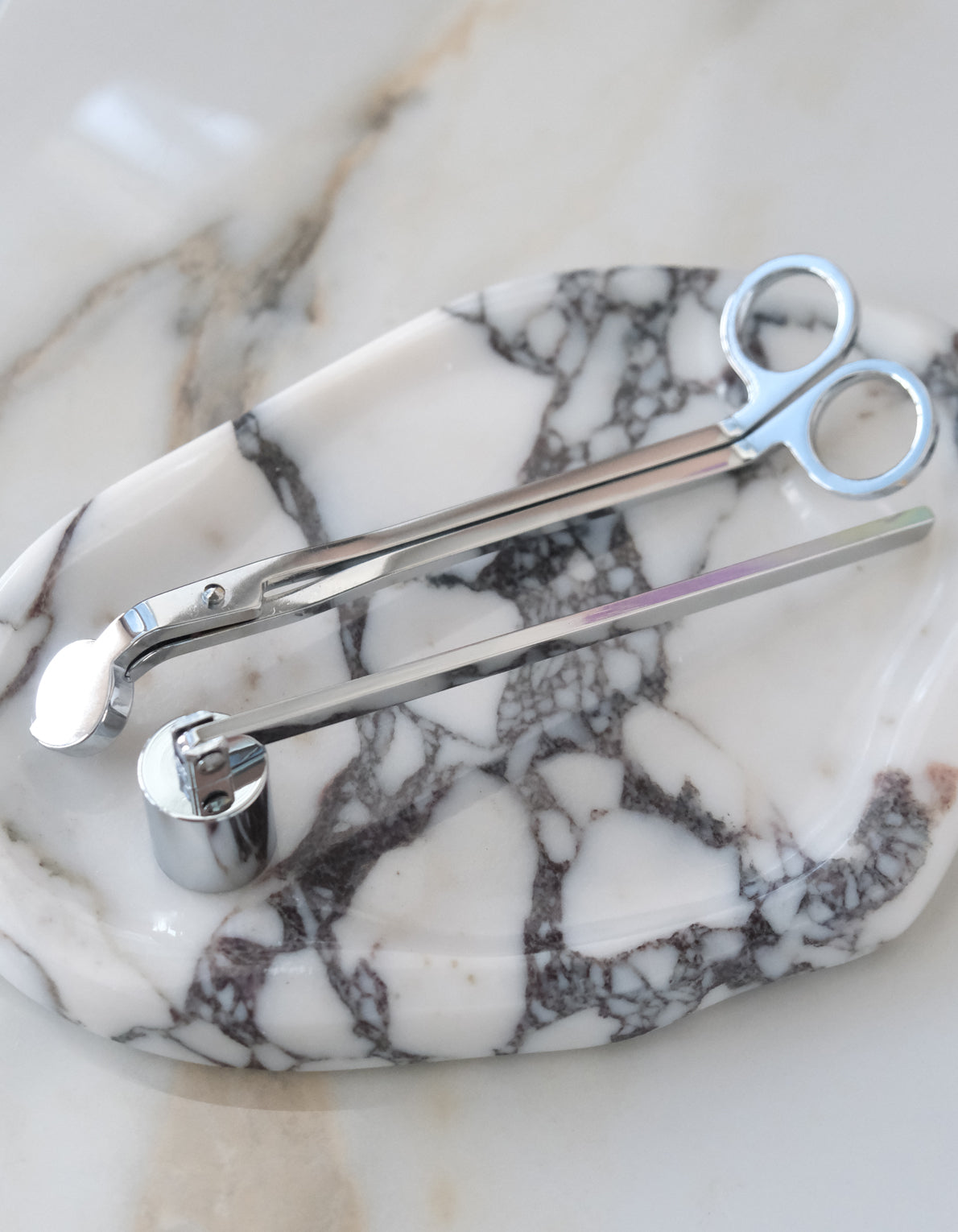 Wick Snips + Snuffer Gift Set | Chrome