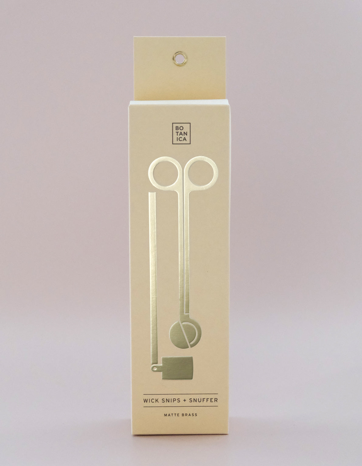 Wick Snips + Snuffer Gift Set | Matte Brass