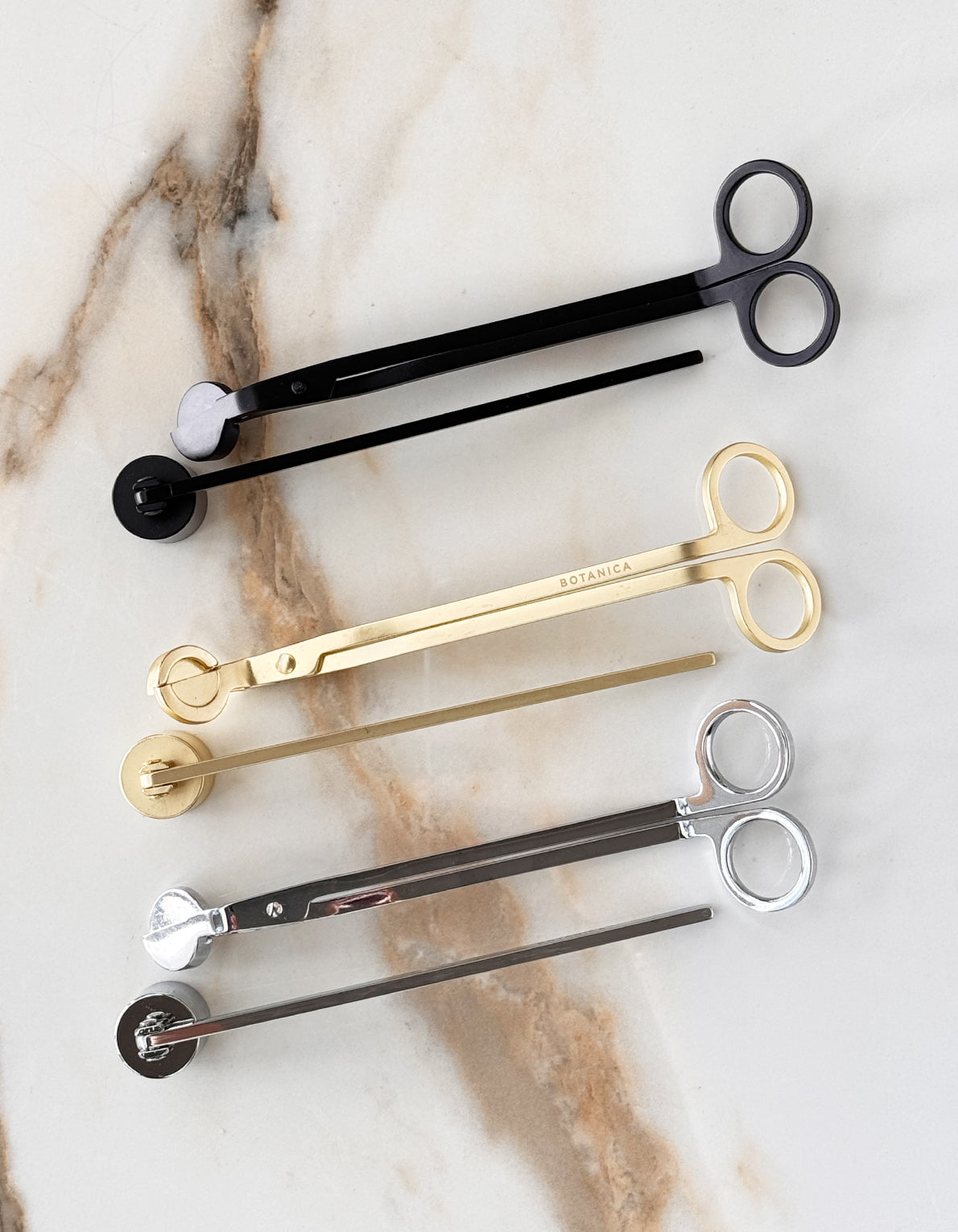 Wick Snips + Snuffer Gift Set | Matte Black