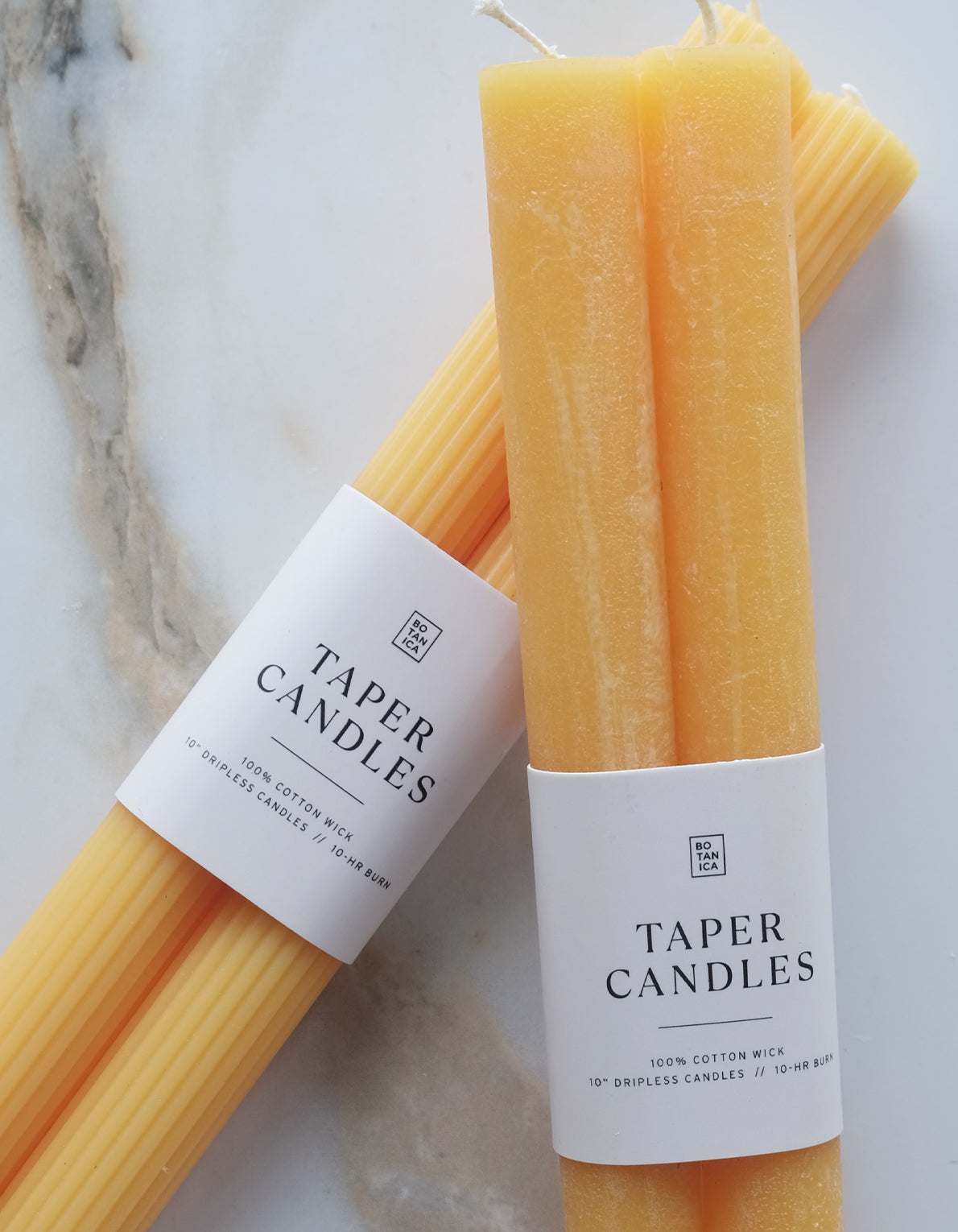 Taper Candle Pair | Goldenrod