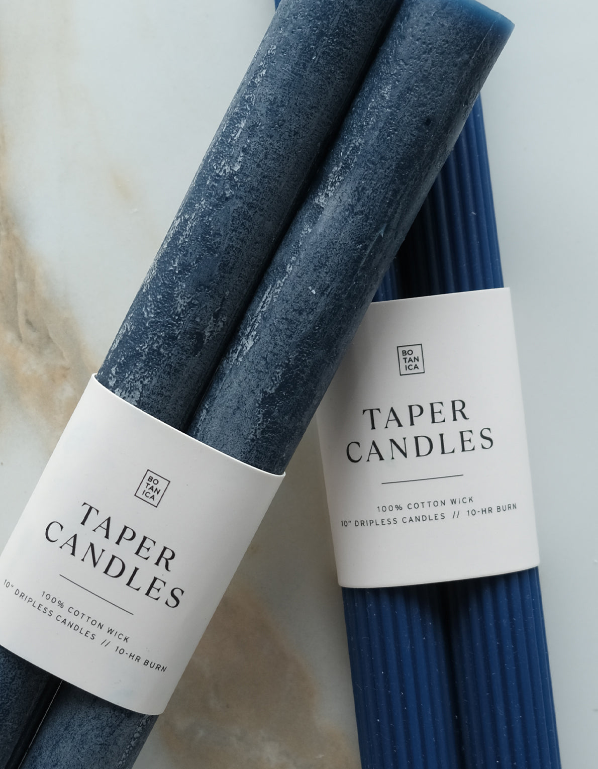Taper Candle Pair | Navy