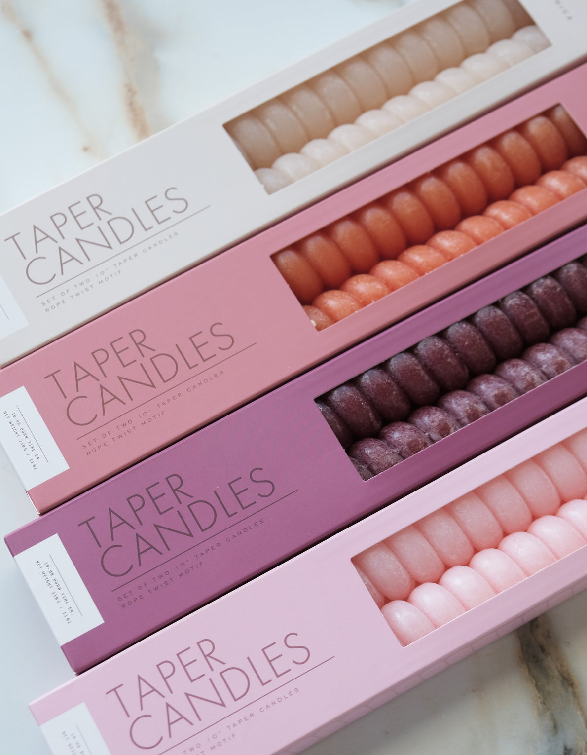 Spiral Taper Candles | Boysenberry