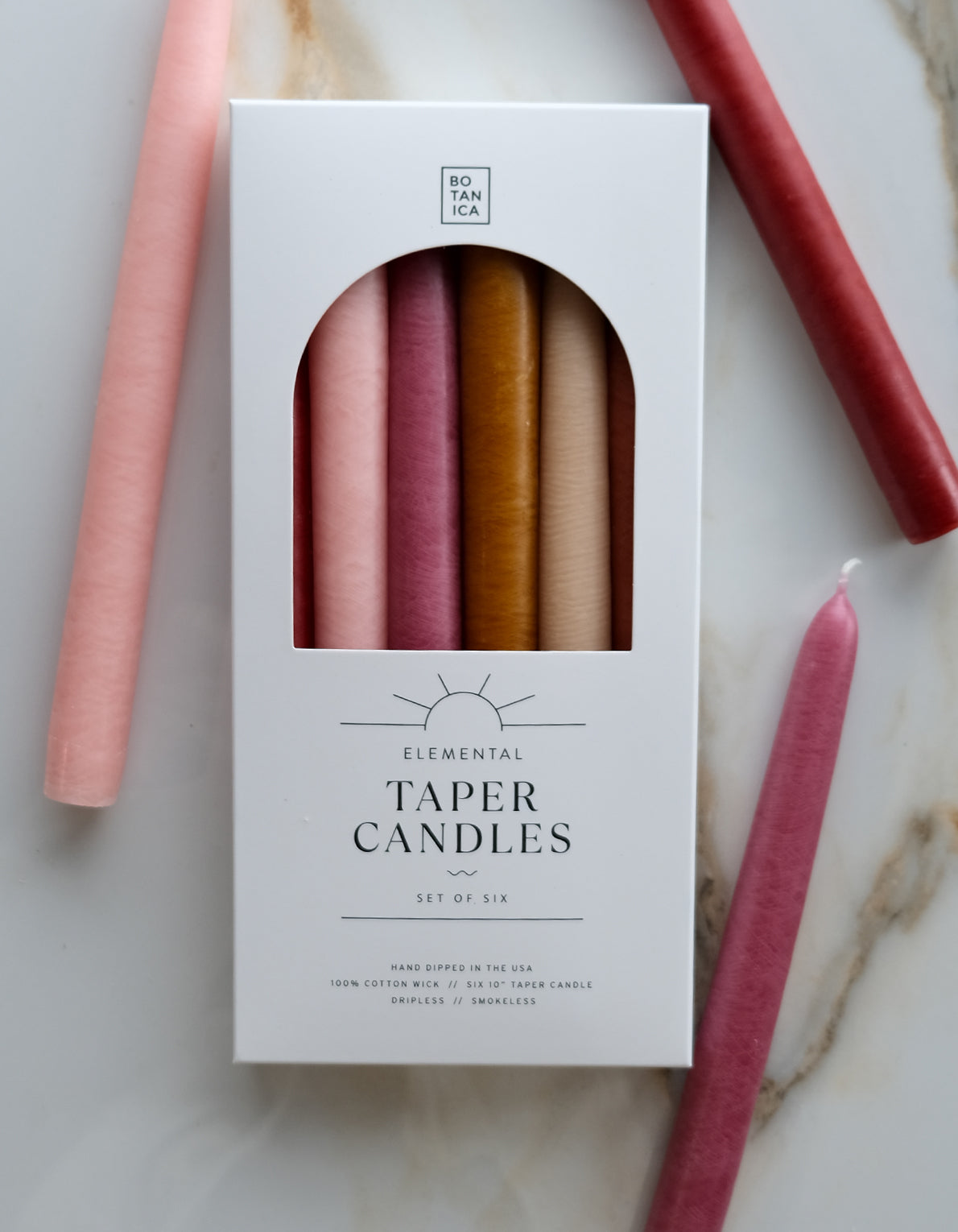 Taper Candle Collection, Set of 6 | FIRE