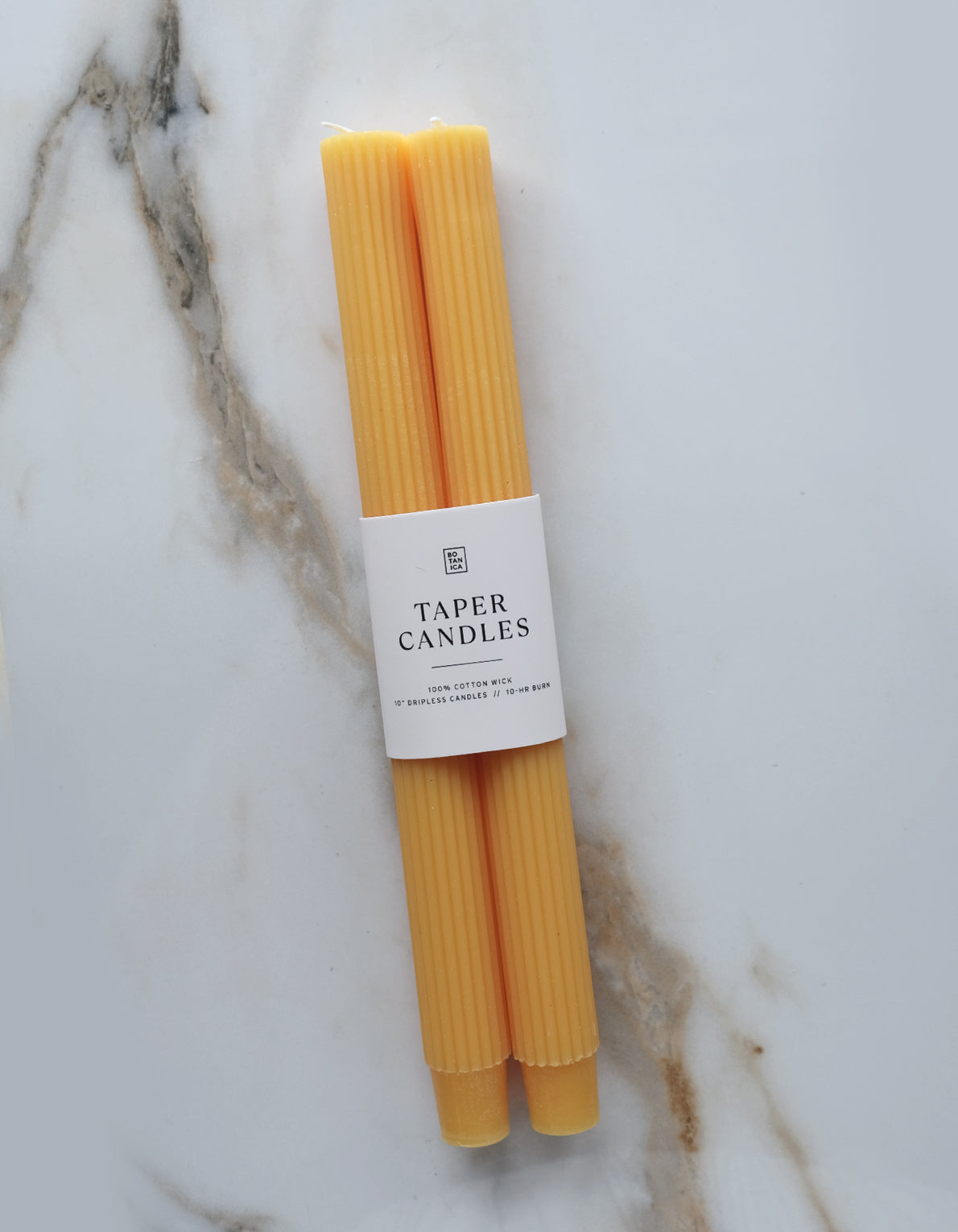 Taper Candle Pair | Goldenrod
