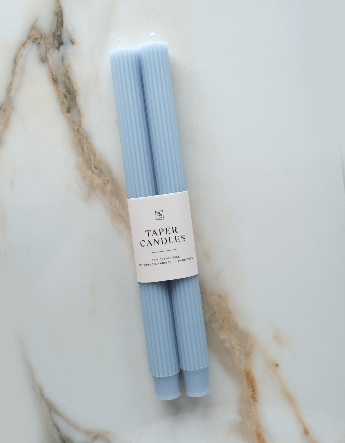 Taper Candle Pair | Cornflower Blue