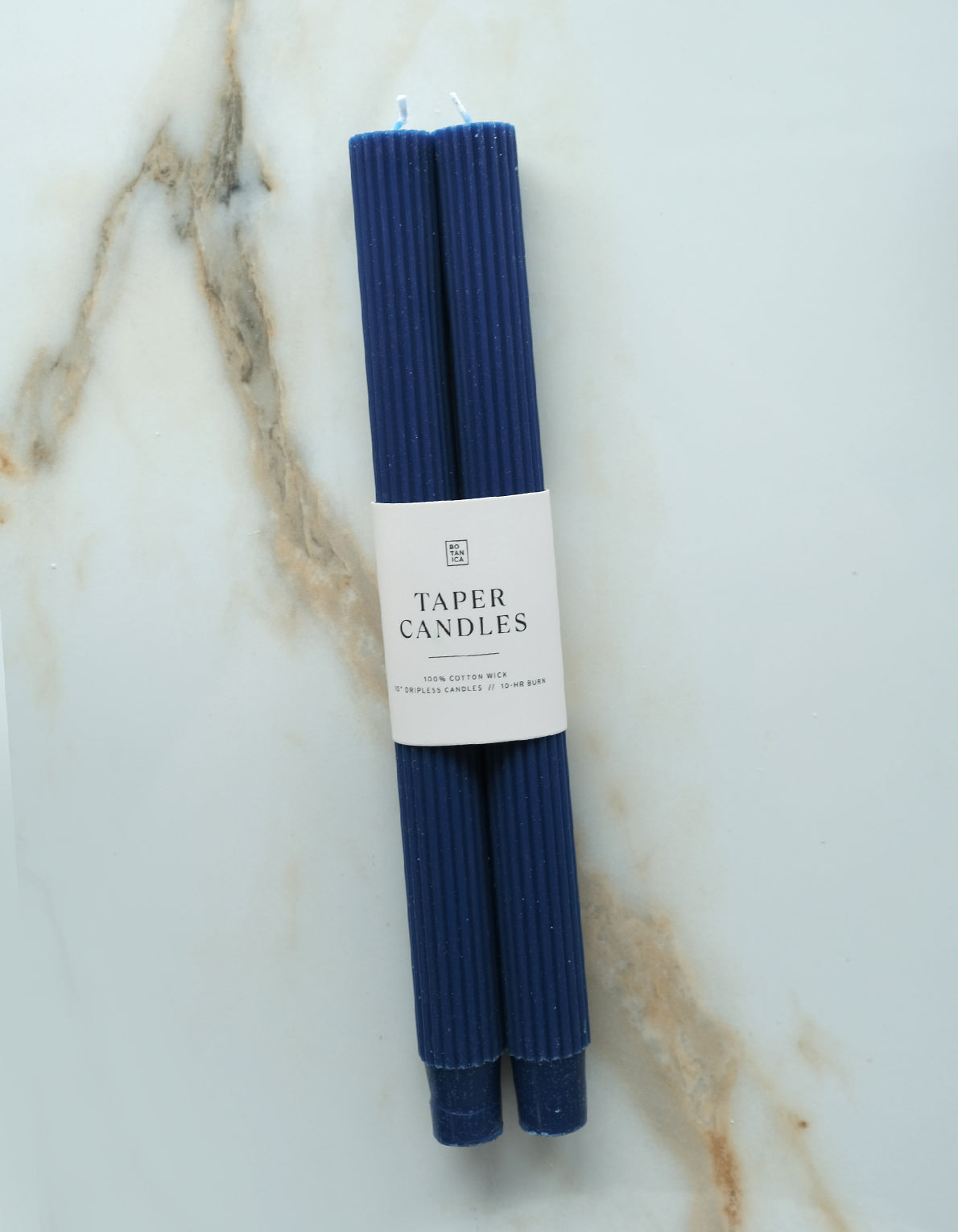 Taper Candle Pair | Navy