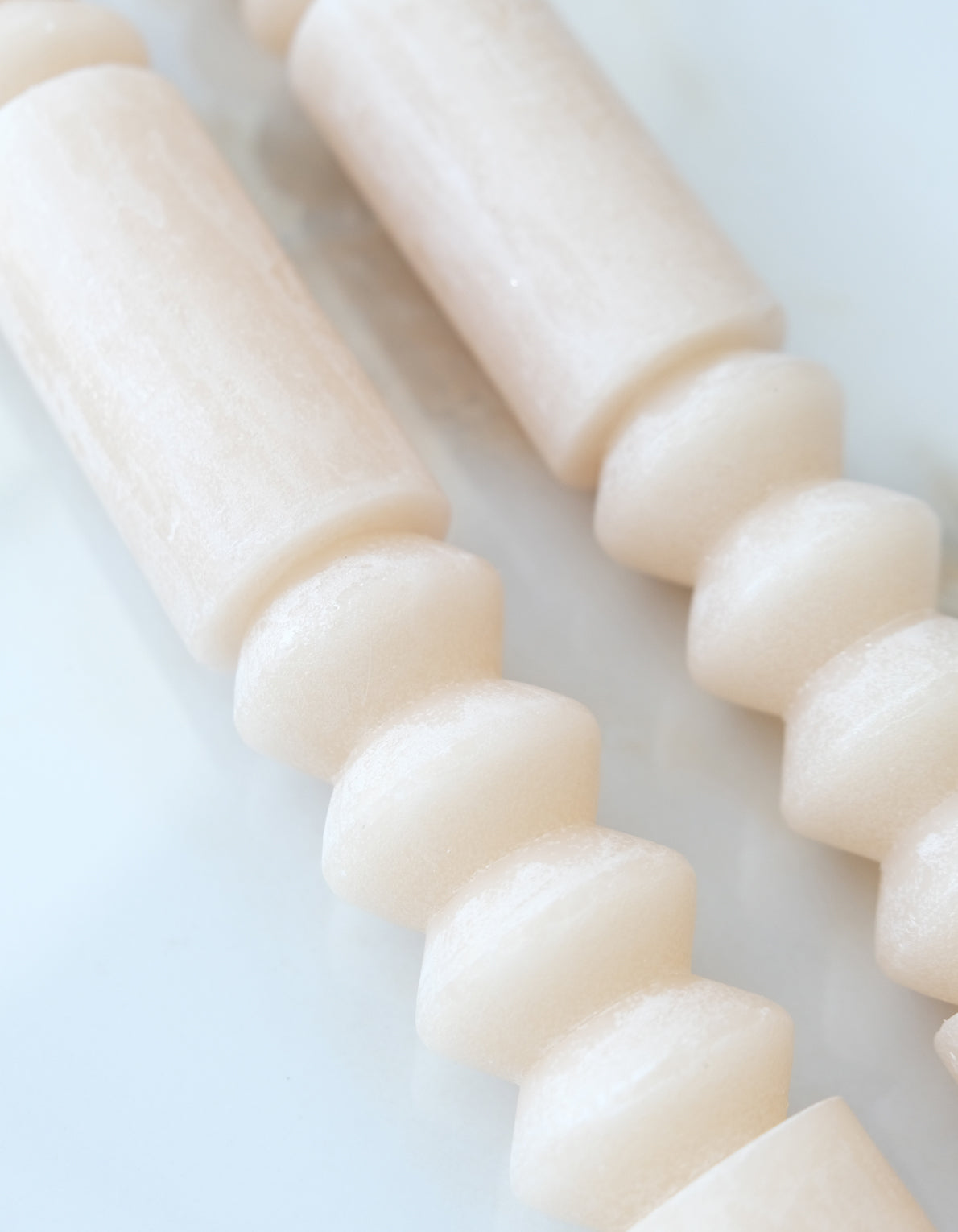Geometric Taper Candles | Neutral