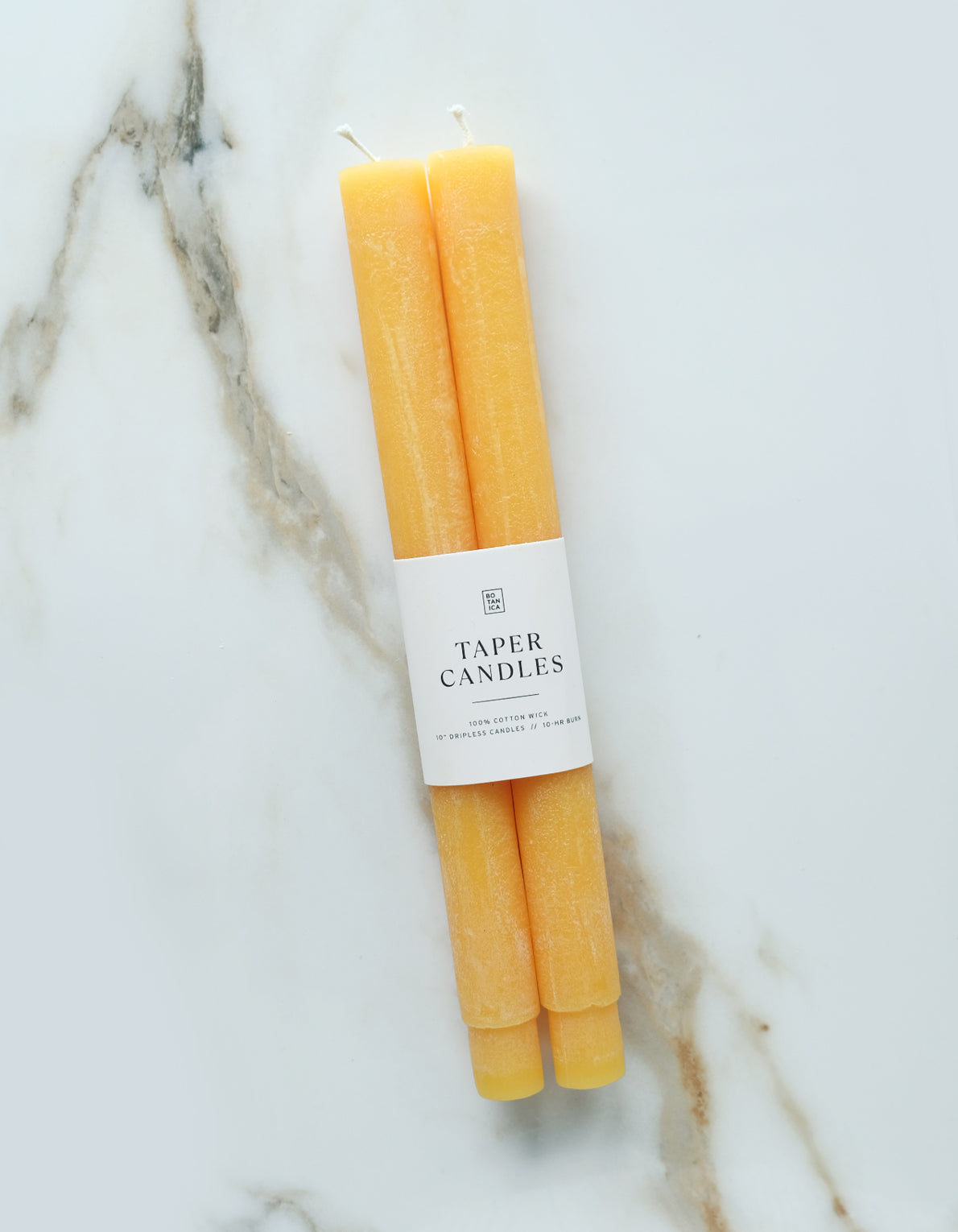 Taper Candle Pair | Goldenrod