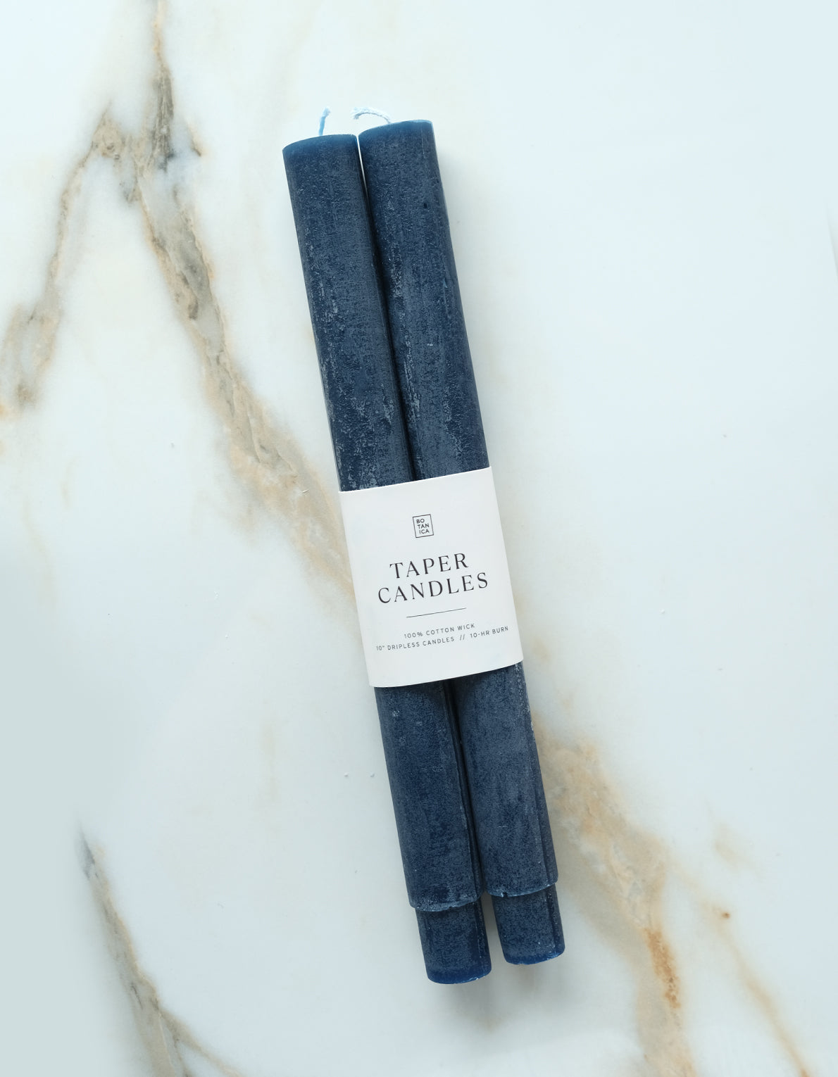 Taper Candle Pair | Navy