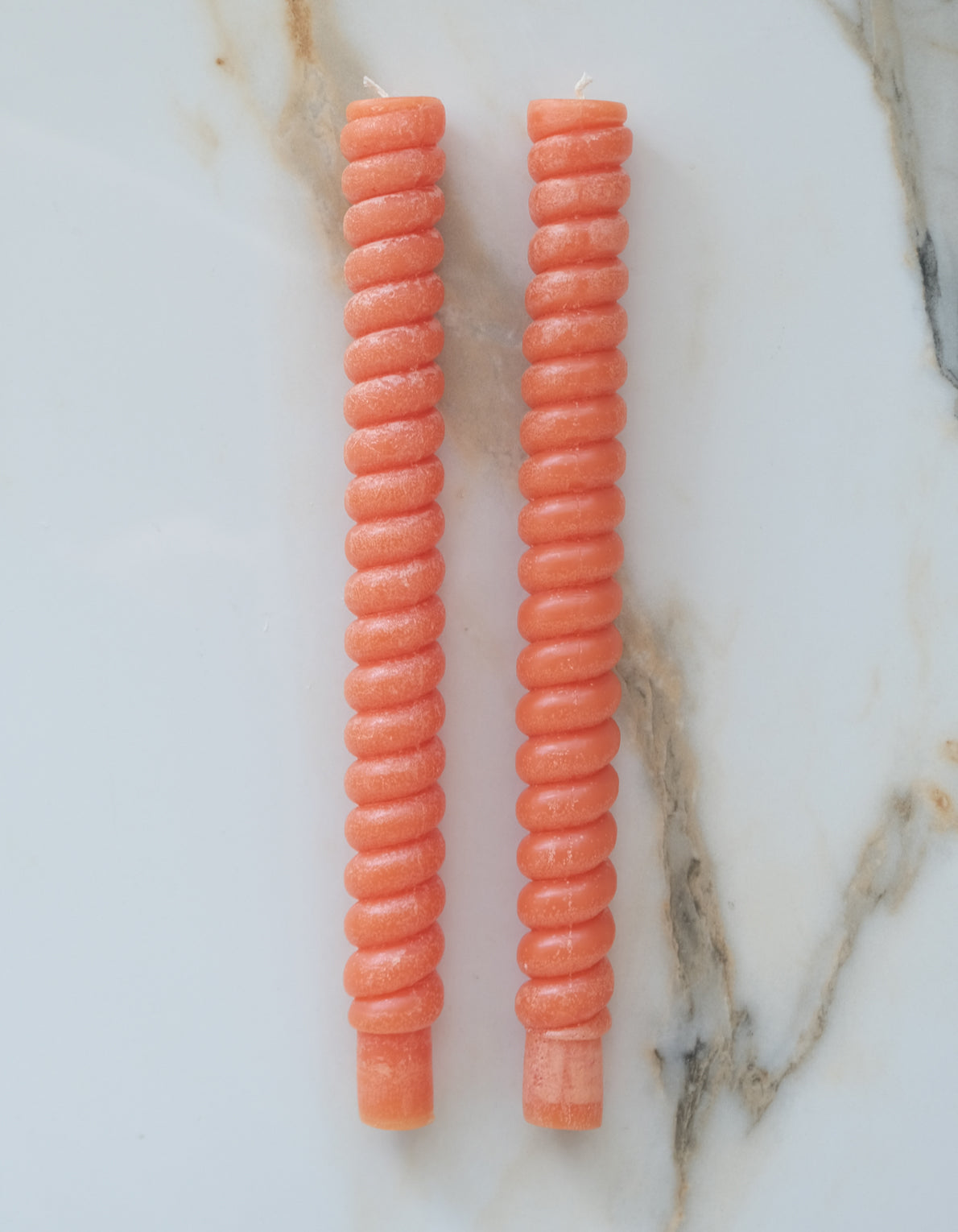 Spiral Taper Candles | Persimmon