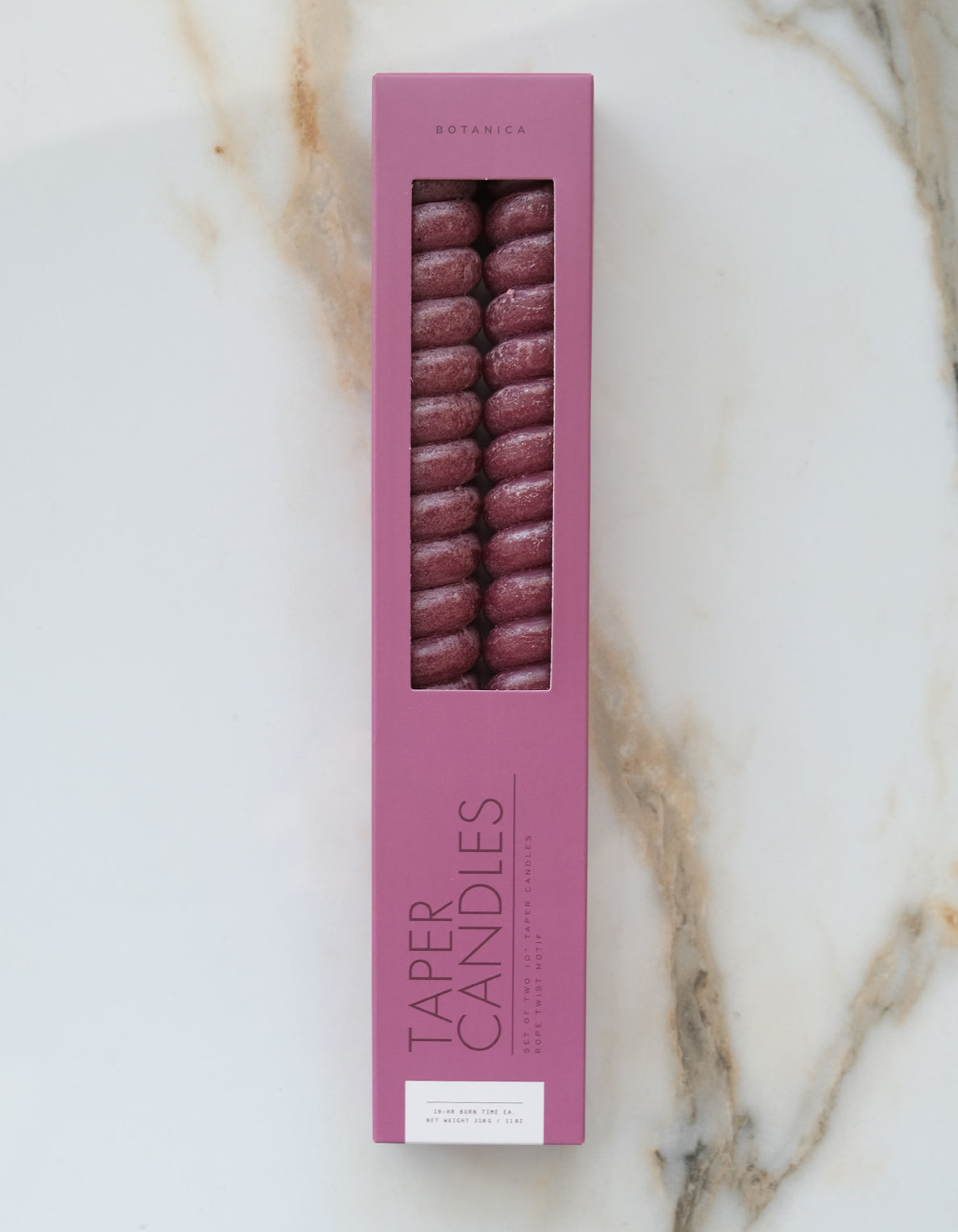 Spiral Taper Candles | Boysenberry